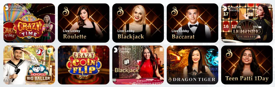 Jeux de casino en direct Le Coin Flip Casino