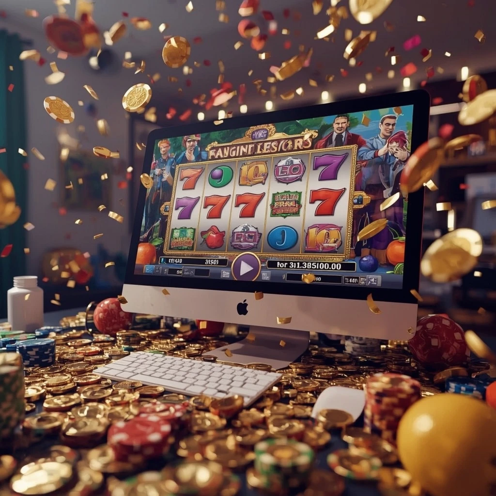 machines à sous sur l'écran LE COIN FLIP CASINO